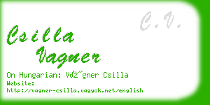 csilla vagner business card